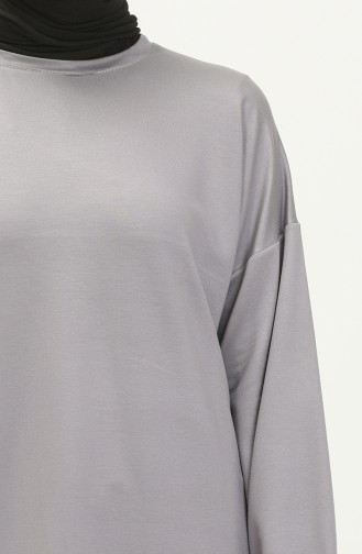 Zwei-Garn-Sport-Tunika 2547A-04 Grau 2547A-04