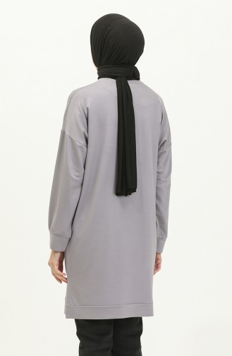 Zwei-Garn-Sport-Tunika 2547A-04 Grau 2547A-04