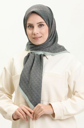 Karaca Yünlü Eşarp 80991-01 Su Yeşili 80991-01