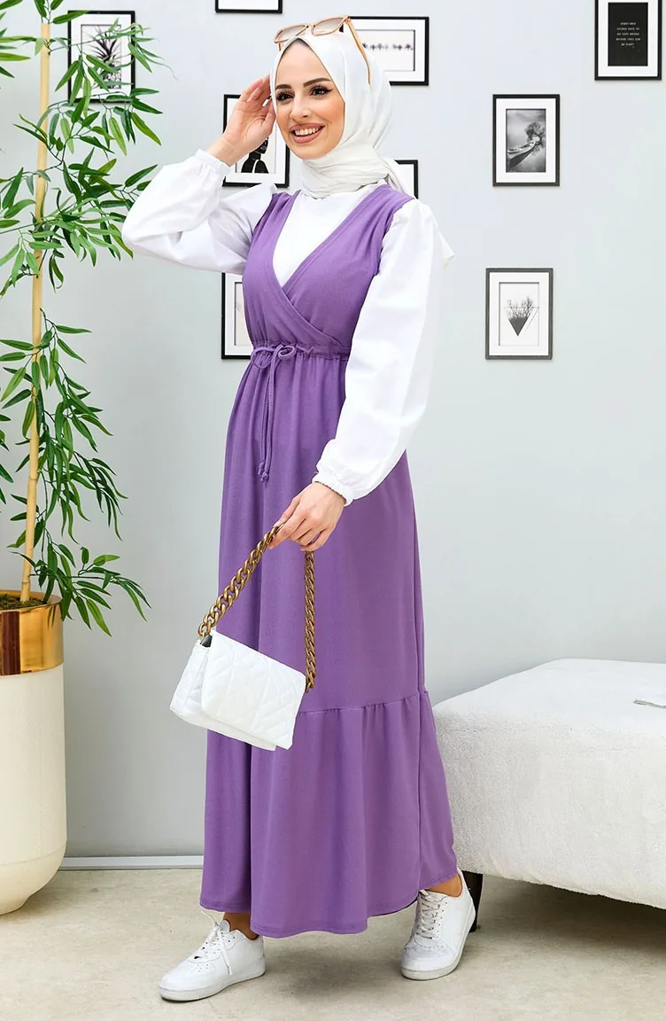Gömlek Jile İkili Takım 3966-03 Lila