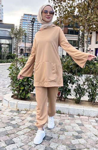 Ensemble Tunique Pantalon 11054-04 Vison 11054-04