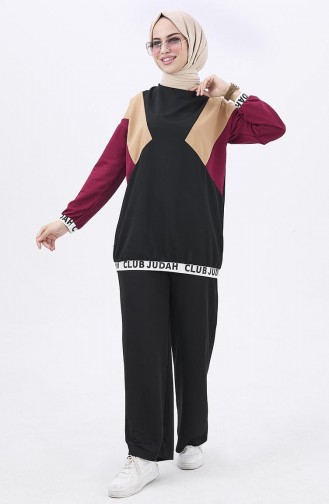 Garnish Two Piece Suit 11057-01 Claret Red 11057-01