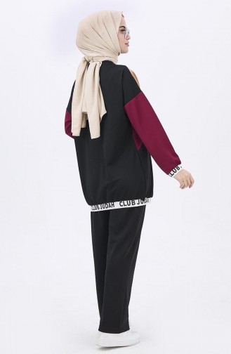 Garnish Two Piece Suit 11057-01 Claret Red 11057-01