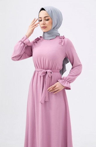 Belted Dress 10307-02 Dusty Rose 10307-02