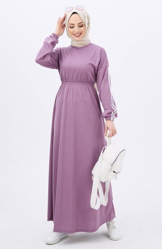 Striped Dress 11068-01 Lilac 11068-01