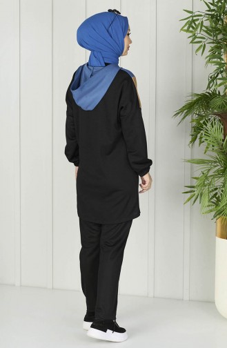 Ensemble Tunique Pantalon 11060-01 İndigo 11060-01