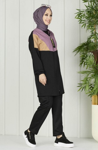 Tunika-Hose mit Reißverschluss Zweier-Set 11060-02 Flieder 11060-02