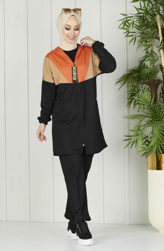 Tunika-Hose mit Reißverschluss Zweier-Set 11060-03 Orange 11060-03