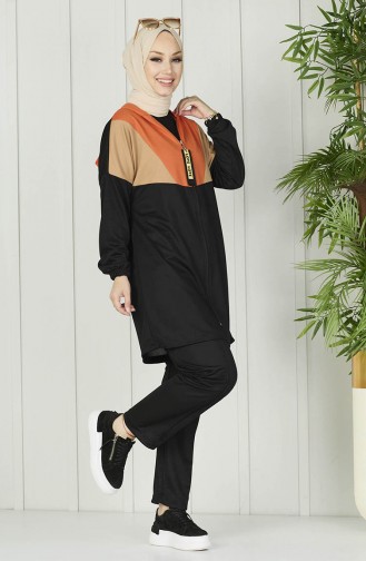 Tunika-Hose mit Reißverschluss Zweier-Set 11060-03 Orange 11060-03