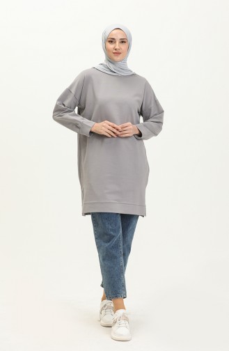 Two Yarn Sports Tunic 2547-02 Gray 2547-02