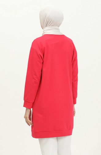 Two Yarn Long Sports Tunic 2628-06 Fuchsia 2628-06