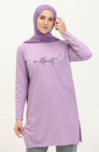 Basic Viscose Tunic 2757-03 Lilac 2757-03