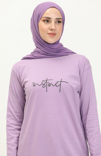 Basic Viscose Tunic 2757-03 Lilac 2757-03