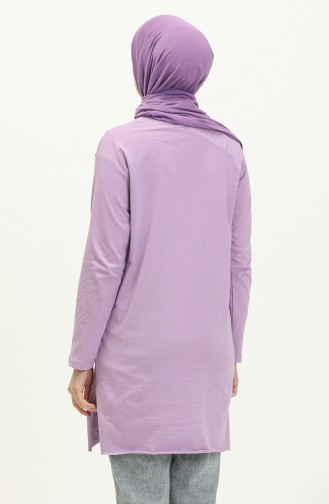 Basic Viscose Tunic 2757-03 Lilac 2757-03