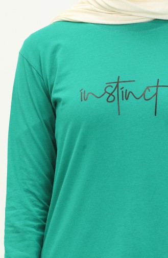 Basic Viscose Tunic 2757-08 Green 2757-08