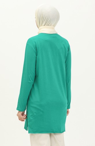 Basic Viscose Tunic 2757-08 Green 2757-08