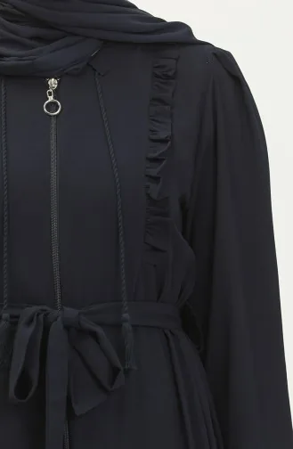 Navy Blue Abaya 3017-05
