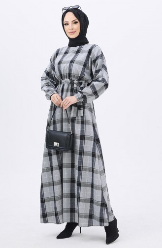 Gray İslamitische Jurk 11162-01