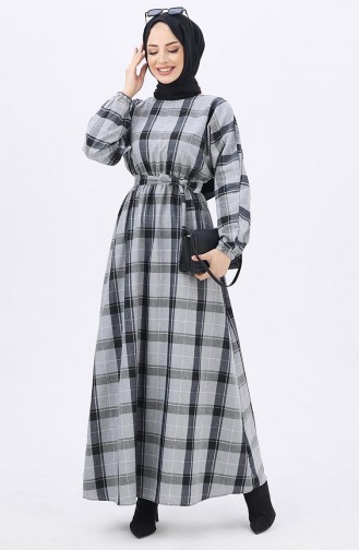 Gray İslamitische Jurk 11162-01