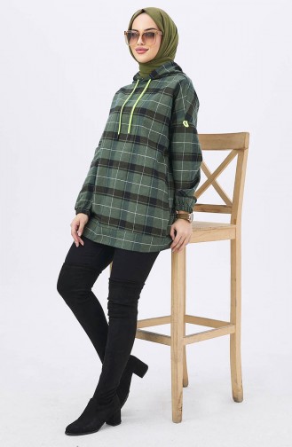 Hooded Tunic 11195-02 Khaki 11195-02
