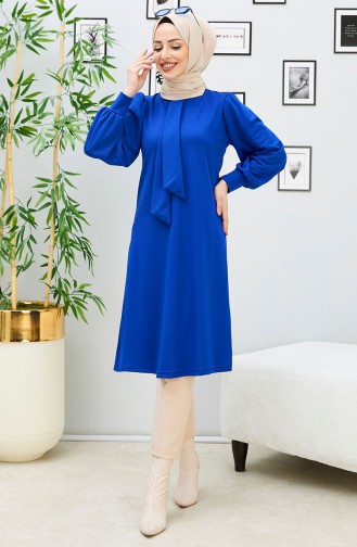 Long Tunic 11329-02 Saxe 11329-02