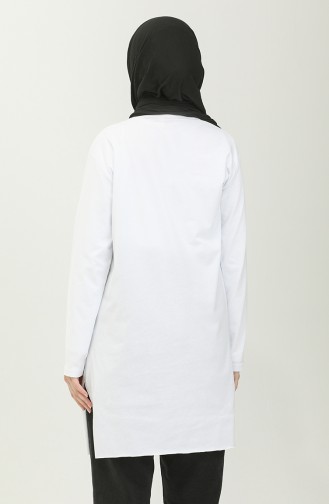 Basic Viscose Tunic 2758-01 white 2758-01