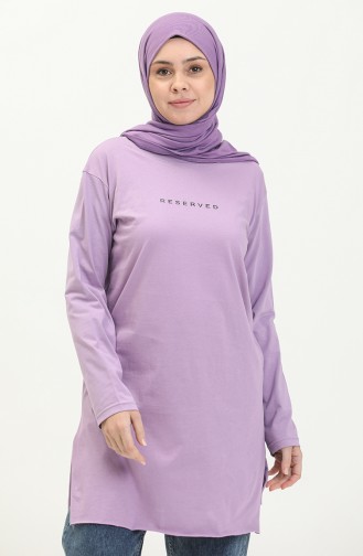 Basic Viscose Tunic 2758-06 Lilac 2758-06