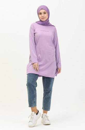 Basic Viscose Tunic 2758-06 Lilac 2758-06