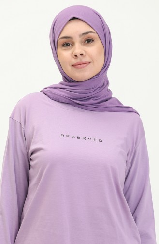 Basic Viscose Tunic 2758-06 Lilac 2758-06