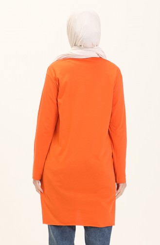 Basic Viscose Tunic 2758-07 Orange 2758-07