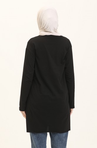 Basic Viscose Tunic 2758-08 Black 2758-08