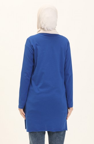 Basic Viscose Tunic 2758-09 Saxe 2758-09