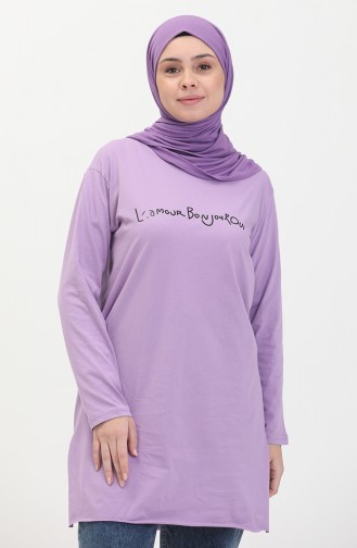 Basic Viscose Tunic 2759-03 Lilac 2759-03