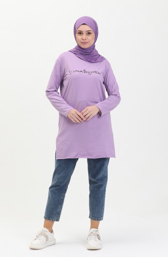 Basic Viscose Tunic 2759-03 Lilac 2759-03