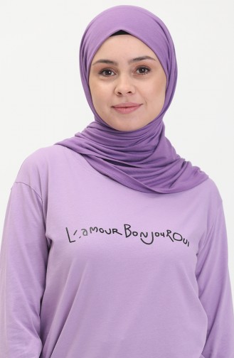 Basic Viscose Tunic 2759-03 Lilac 2759-03