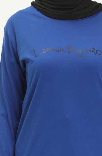 Basic Viscose Tunic 2759-04 Saxe 2759-04