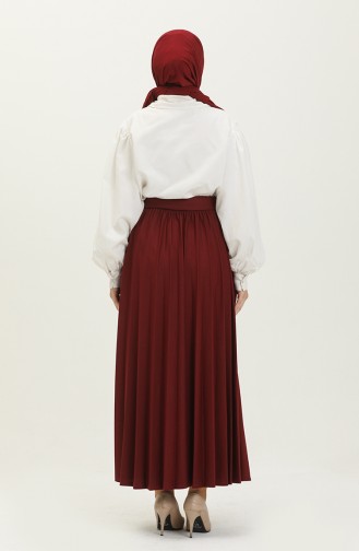 Claret Red Skirt 3033-03