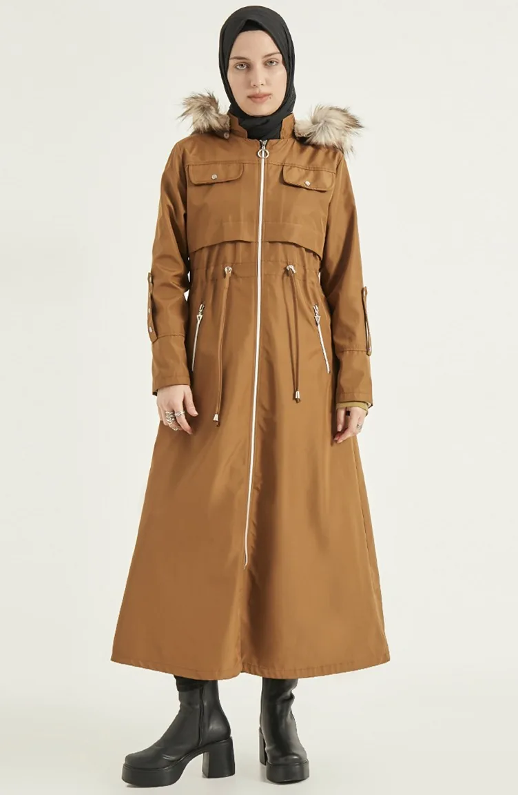 Tan Winter Coat 13832