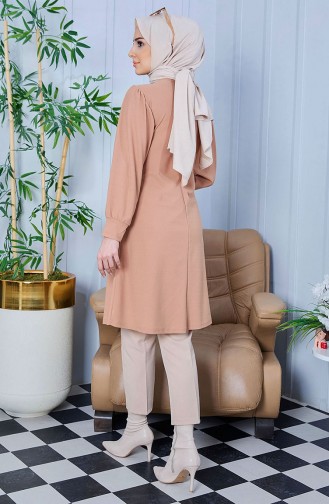 Tunika mit Steindetails 10798-05 Nerz 10798-05