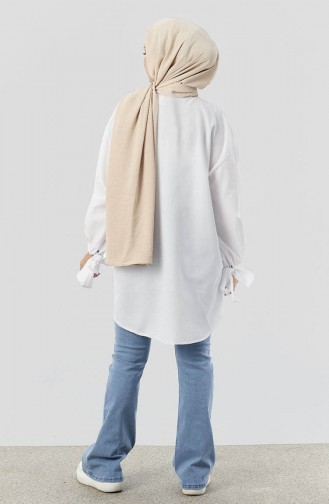 Buttoned Shirt Tunic 10811-01 white 10811-01