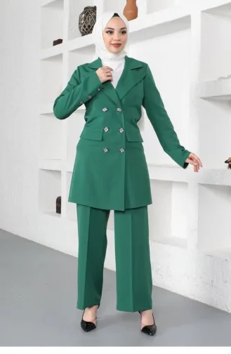 Emerald Green Suit 14117