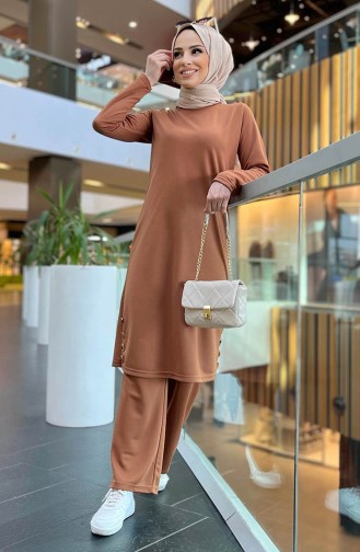 Ensemble Tunique Pantalon 11357-04 Tabac 11357-04