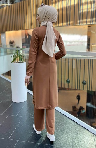 Ensemble Tunique Pantalon 11357-04 Tabac 11357-04