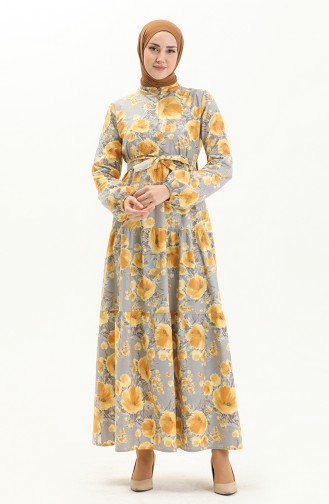 Yellow İslamitische Jurk 0002-02