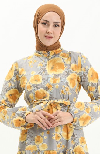 Yellow İslamitische Jurk 0002-02