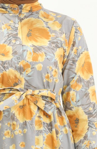 Yellow İslamitische Jurk 0002-02