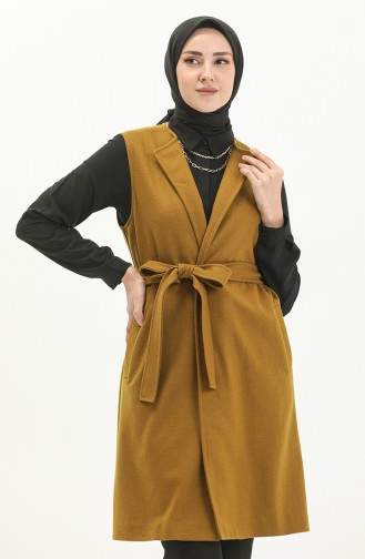 Oil Green Gilet 2573-01