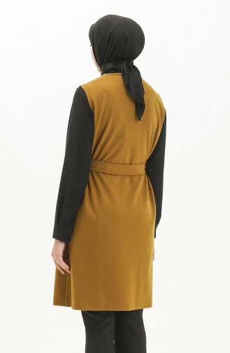 Oil Green Gilet 2573-01