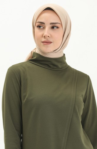 Hijab Tuniekbroek Dubbelpak 8075-03 Kaki 8075-03