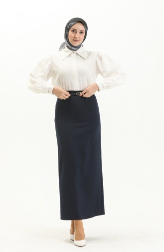 Navy Blue Skirt 5052NRS.LCV